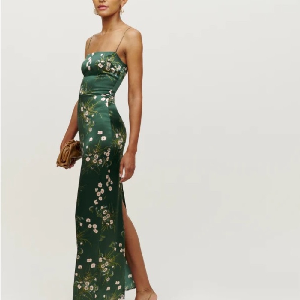 Reformation Frankie dress in Buena